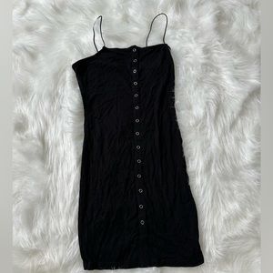 Love tree small brand black fitted dress